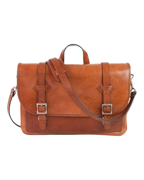 No.72 | 'Buck Brown' Leather Messenger Bag