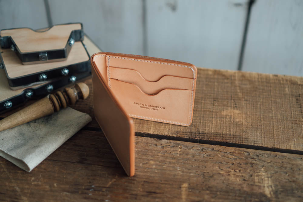 Making a Leather Billfold Wallet