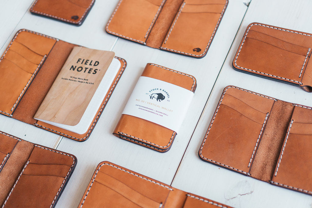 Leather Kickstarter Announcement Stock and Barrel