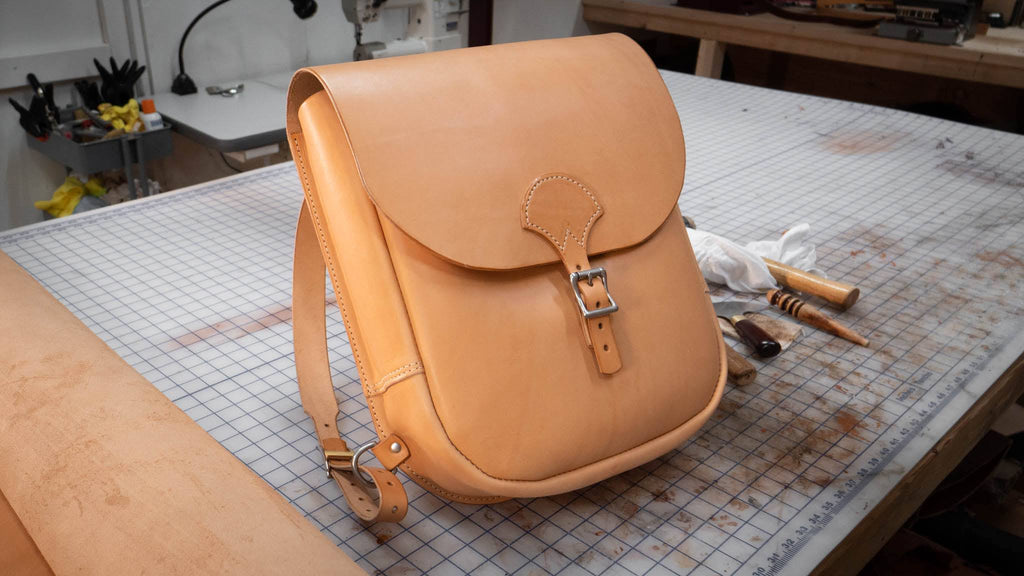 Making a Leather Backpack - Stock and Barrel Leather craft