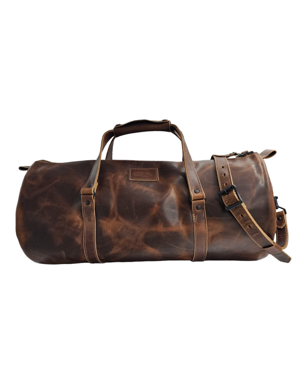 No.27 | 'Brown Nut' Leather Duffle Bag