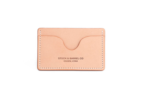 No.54 | 'Natural Oak' Minimalist Leather Wallet