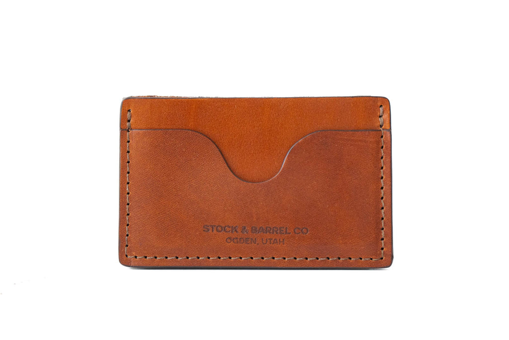 Men's Brown Leather Credit Card Holder